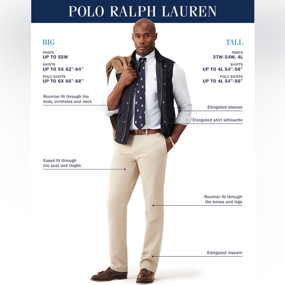 Polo Ralph Lauren Menβs Jersey Pocket T-Shirt Big & Tall - Picture 8 of 8